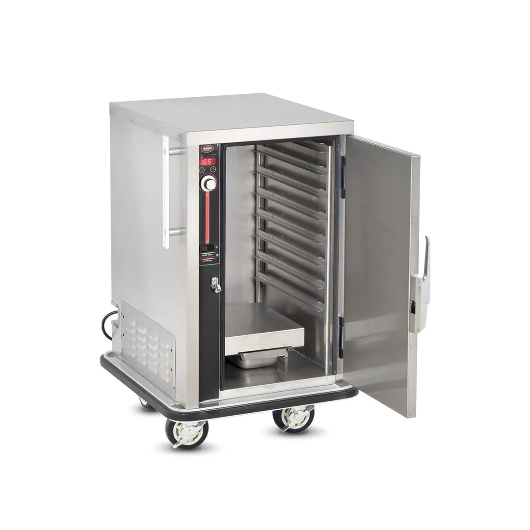 FWE PS-1220-8 "Full Height" 1-Door Solid Heated Holding Cabinet, Stainless Steel, 8-Pan Capacity