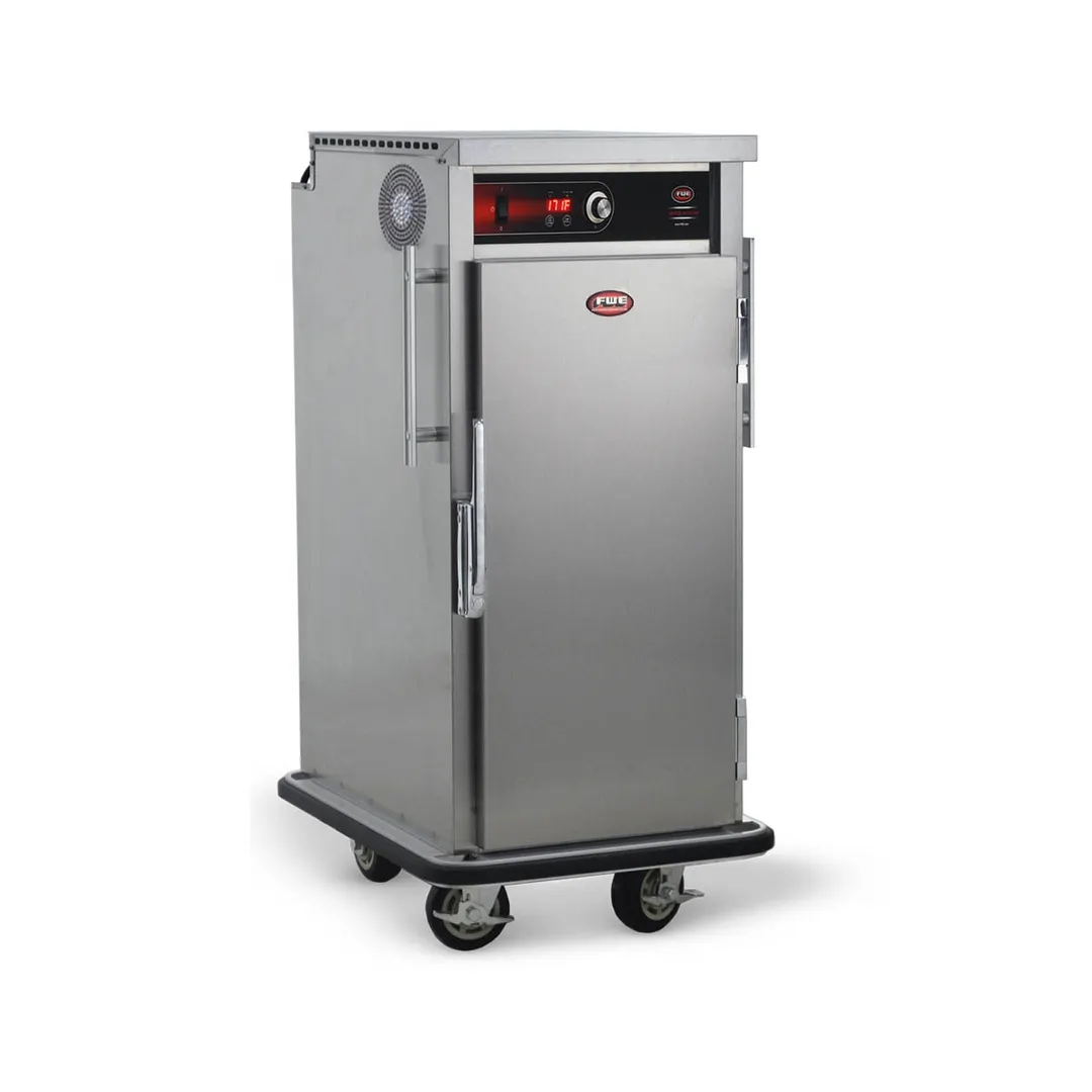 FWE PST-10 Heated Holding Cabinet, 1-Compartment, 1-Door, Solid Door, Stainless Steel, 10 Pan Capacity, Mobile, Top Mounted Heat