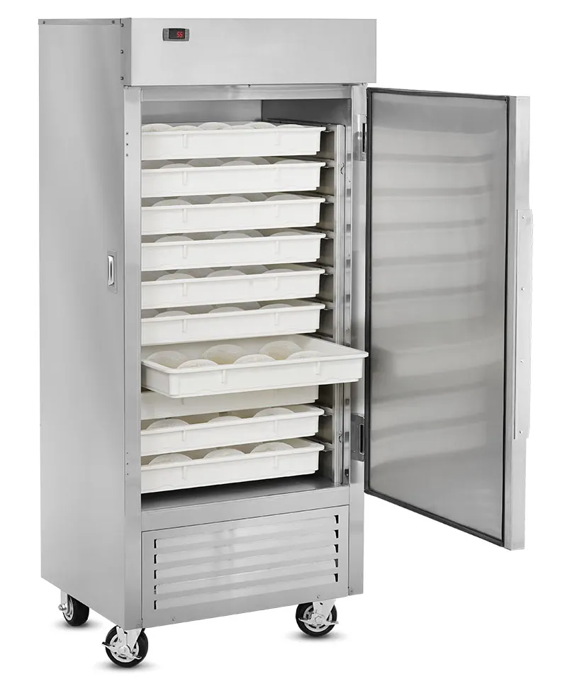 FWE RD-10 1-Door Dough Retarder, 10‑Pair 18"×26" Trays, 1/8 HP Compressor, -34°F‑75°F, Casters