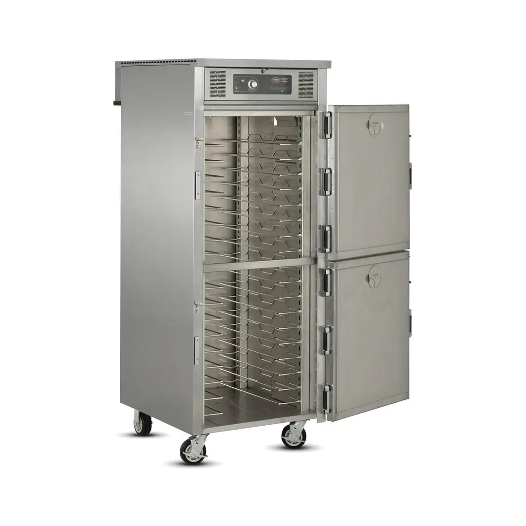 FWE RH-18 Mobile Rethermalization & Holding Cabinet with Electronic Controls, Dutch Doors (18) 18"x 26" Pan Capacity