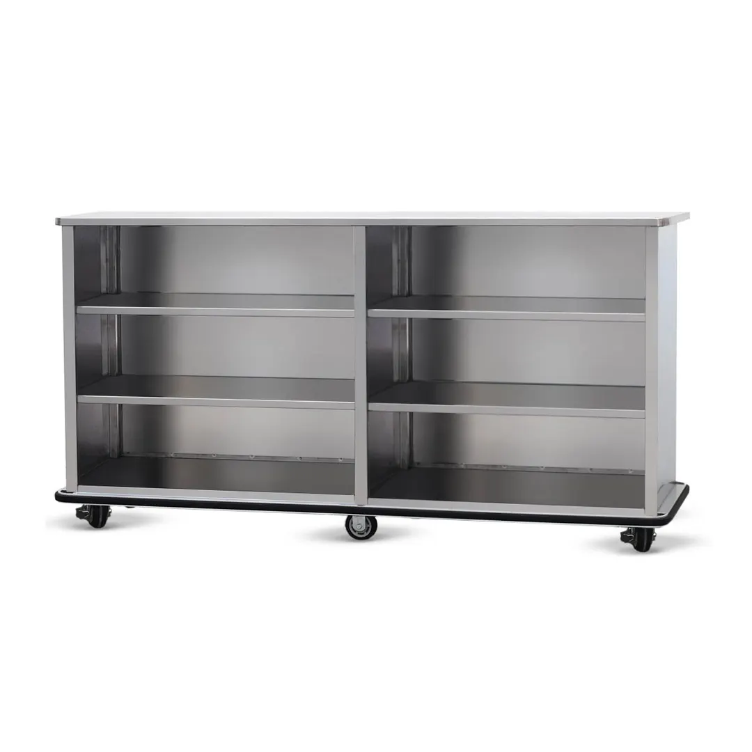 FWE SPSC-8 Weather All Series-92" Portable Back Bar-Stainless Steel Exterior