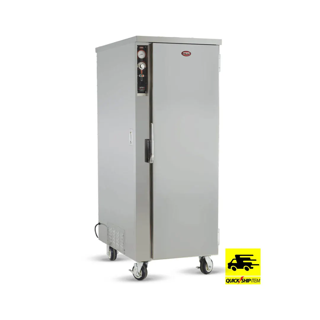 FWE TS-1633-36 Full Height 1-Door Heated Pizza Cabinet, 36‑Box, 16″ Pans, Door, 4 Casters