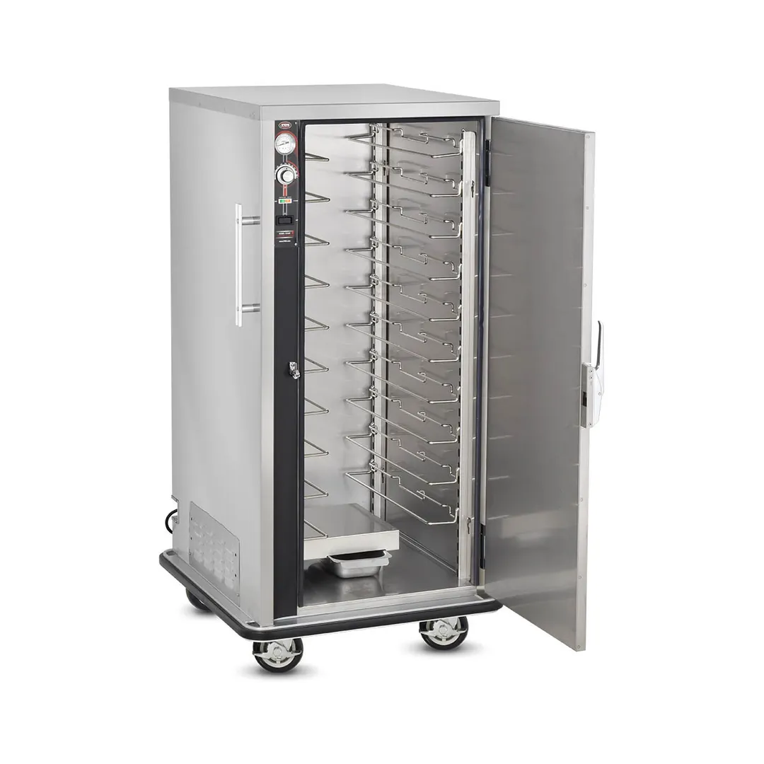 FWE TS-1826-15 1-Section 1-Door Solid Heated Holding Cabinet, Stainless Steel, 55"-60"H, 10 GN 1/1 Capacity