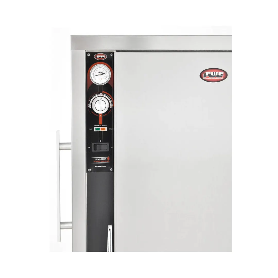 FWE TS-1826-15 1-Section 1-Door Solid Heated Holding Cabinet, Stainless Steel, 55"-60"H, 10 GN 1/1 Capacity