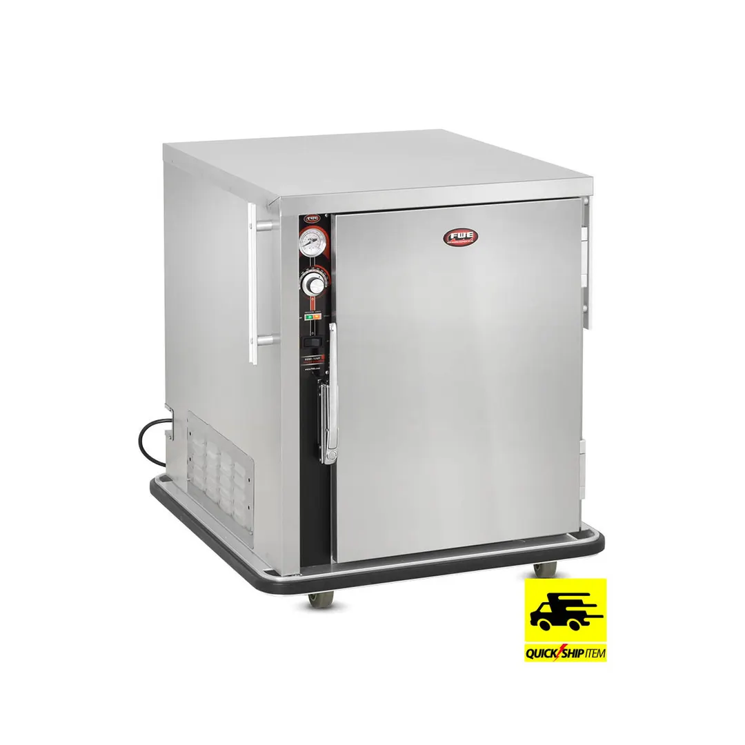 FWE TS-1826-7 1-Section 1-Door Solid Heated Holding Cabinet, 31"-36" H, Stainless Steel, 5 GN 1/1 Pan Capacity