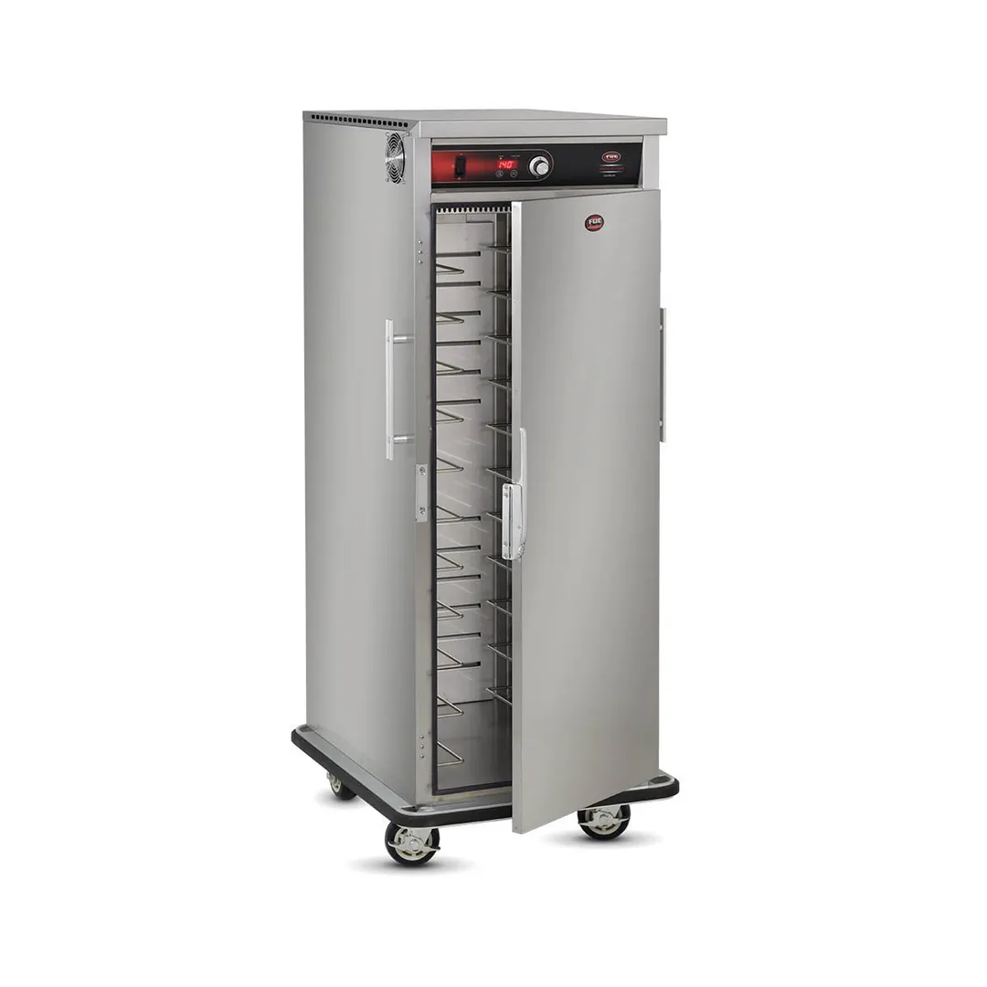 FWE TST-16 1-Section 1-Door Solid Heated Holding Cabinet, 67"-72"H, 11-Pan Capacity, Stainless Steel