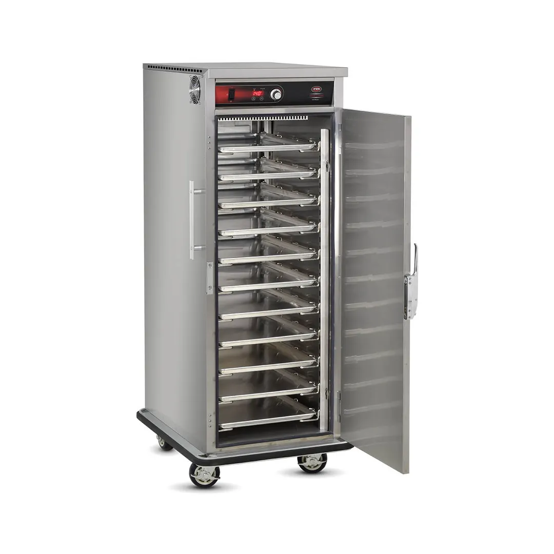 FWE TST-16 1-Section 1-Door Solid Heated Holding Cabinet, 67"-72"H, 11-Pan Capacity, Stainless Steel