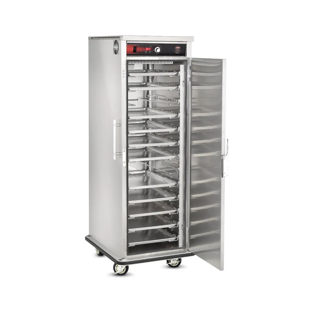 FWE TST-19 Heated Holding Cabinet, 1-Door, Solid Door, 13 Tray Slides, 73"-78" Height, Stainless Steel