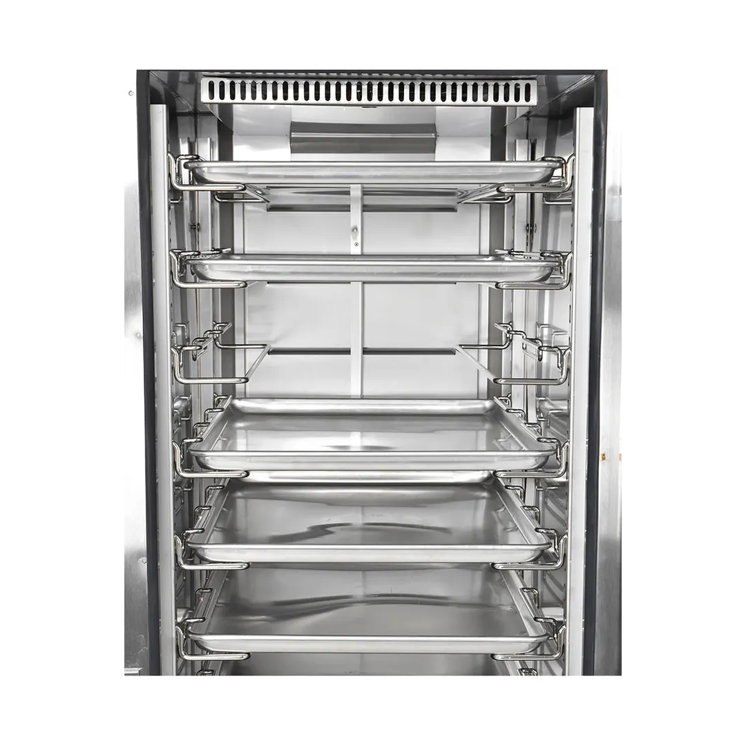 FWE TST-19 Heated Holding Cabinet, 1-Door, Solid Door, 13 Tray Slides, 73"-78" Height, Stainless Steel