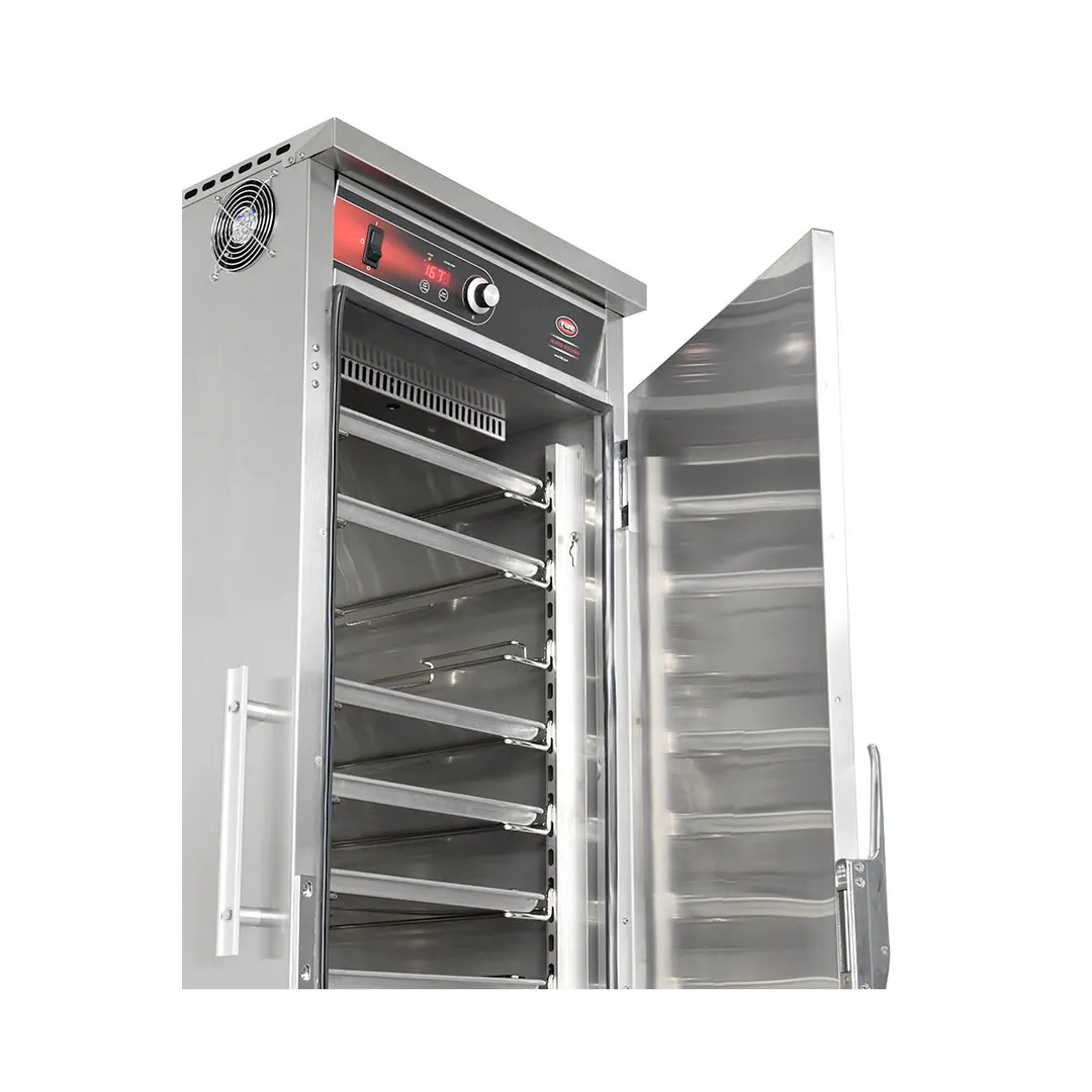 FWE TST-19 Heated Holding Cabinet, 1-Door, Solid Door, 13 Tray Slides, 73"-78" Height, Stainless Steel