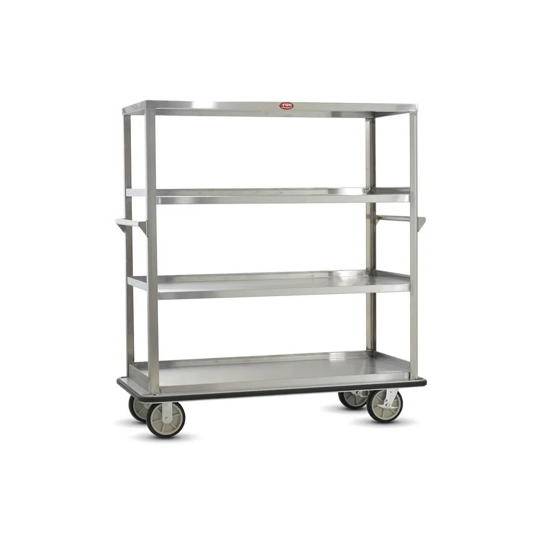 FWE UCU-417 Stainless Steel Queen Mary Banquet Cart w/ 4 Shelves, 17" Spacing