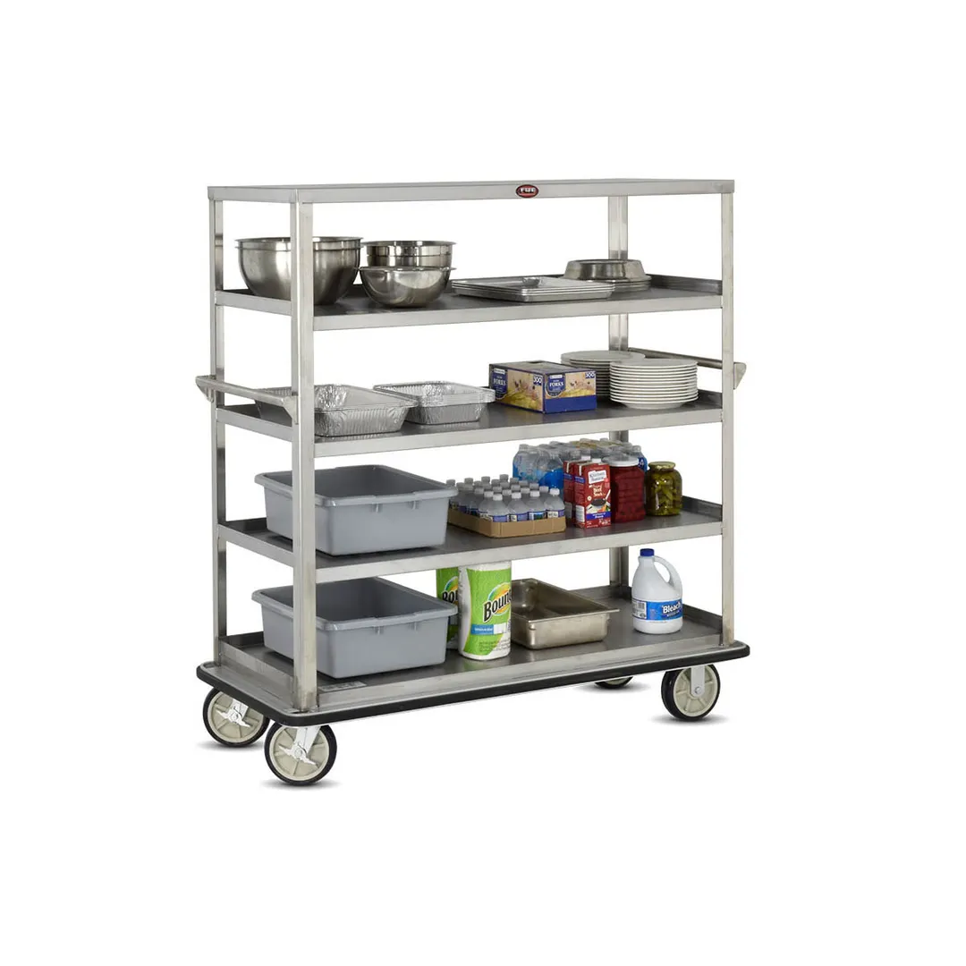 FWE UCU-512 Stainless Steel Queen Mary Banquet Cart w/ 5 Shelves, 12" Spacing
