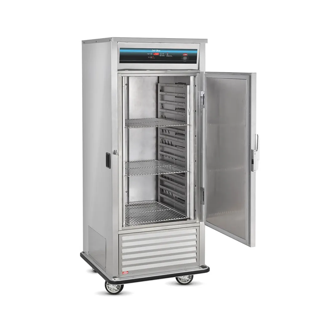 FWE UFS-10-GN Freezer, Bottom‑Mounted Compressor, 1‑Door Solid, 6" Casters, 1/2 HP Stainless Steel
