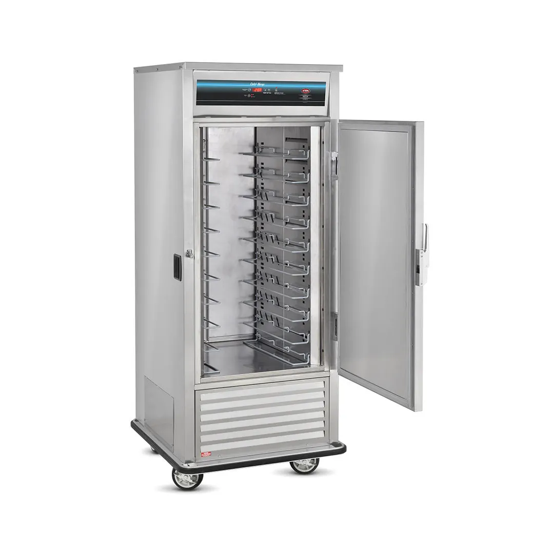 FWE UFS-10 Mobile Refrigerated Cabinet, 1‑Door, Bottom‑Mount Compressor, 10 Slides, 6" Casters, 1/2 HP