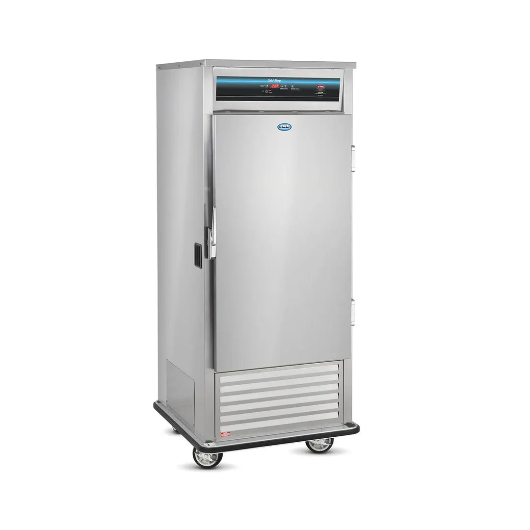 FWE UFS-10 Mobile Refrigerated Cabinet, 1‑Door, Bottom‑Mount Compressor, 10 Slides, 6" Casters, 1/2 HP