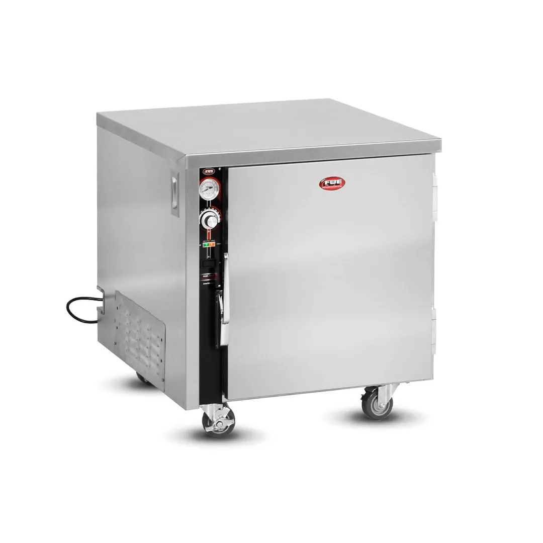 FWE UHS-4 1-Section 1-Door Heated Holding Cabinet, 31"-36" Height, Stainless Steel, 4×18"x26" or 8×12"x20" Pan Capacity