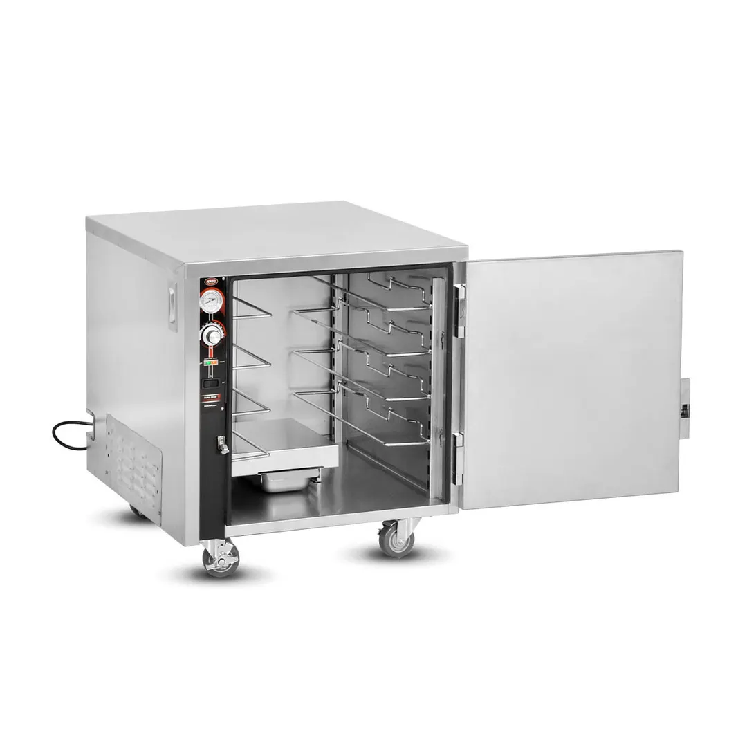 FWE UHS-4 1-Section 1-Door Heated Holding Cabinet, 31"-36" Height, Stainless Steel, 4×18"x26" or 8×12"x20" Pan Capacity