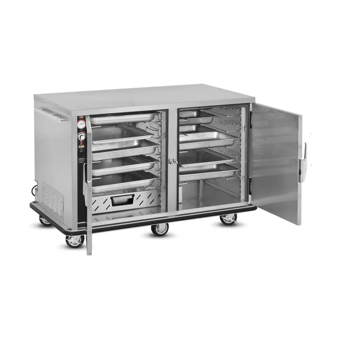 FWE UHS-5-10 Heated Holding Cabinet, 1-Section, 2-Door, Stainless Steel, 20x12"x20" Pan Capacity, Humi-Temp Control