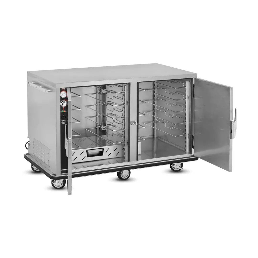 FWE UHS-5-10 Heated Holding Cabinet, 1-Section, 2-Door, Stainless Steel, 20x12"x20" Pan Capacity, Humi-Temp Control