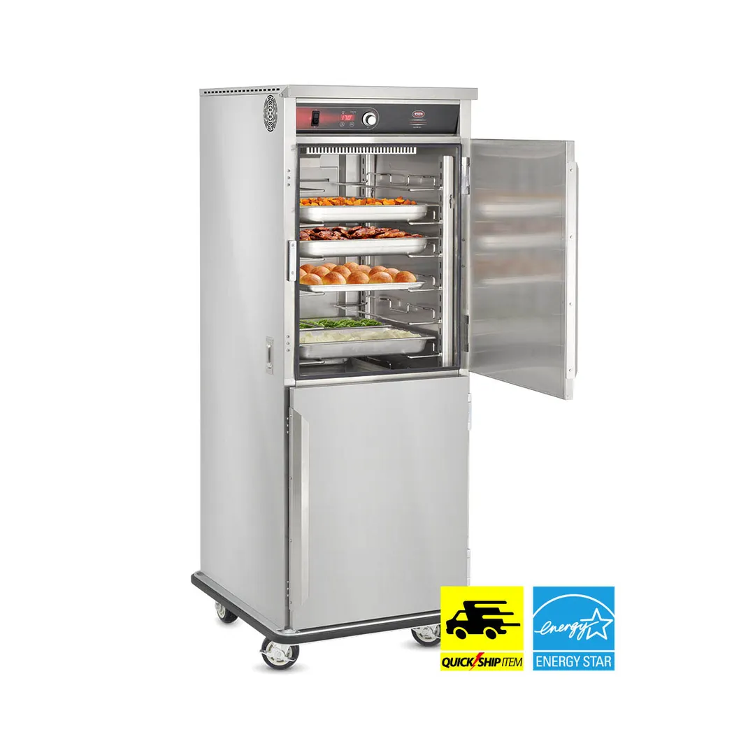 FWE UHST-13 Heated Holding Cabinet, 1-Door, Solid Door, 13-Pan (18"x26") Capacity, Stainless Steel, ENERGY STAR®