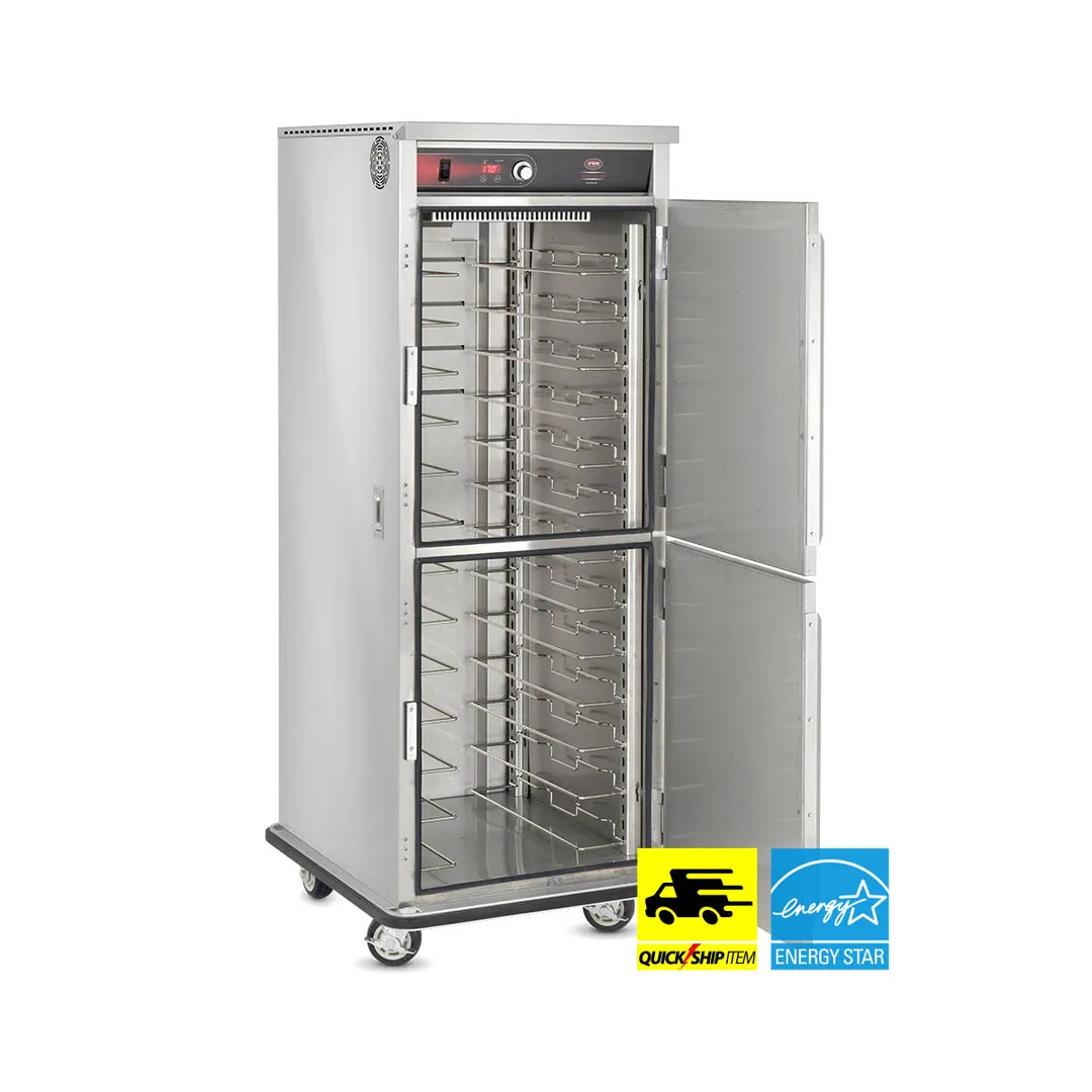 FWE UHST-13 Heated Holding Cabinet, 1-Door, Solid Door, 13-Pan (18"x26") Capacity, Stainless Steel, ENERGY STAR®