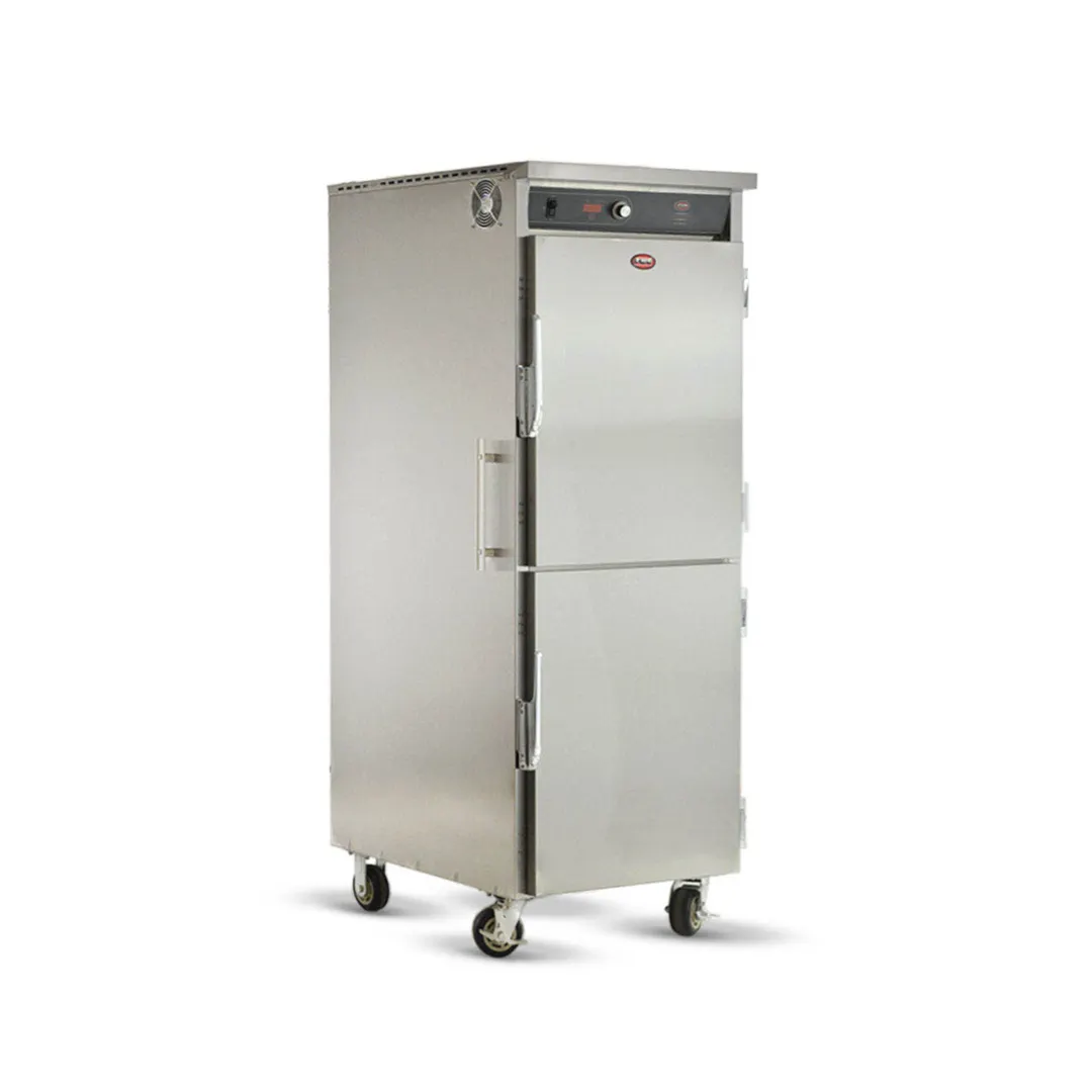 FWE UHST-13D-HO Heated Holding Cabinet, 1-Section, 2-Door Dutch, Stainless Steel, 73"-78"H, (13) 18"x26" Pan Capacity