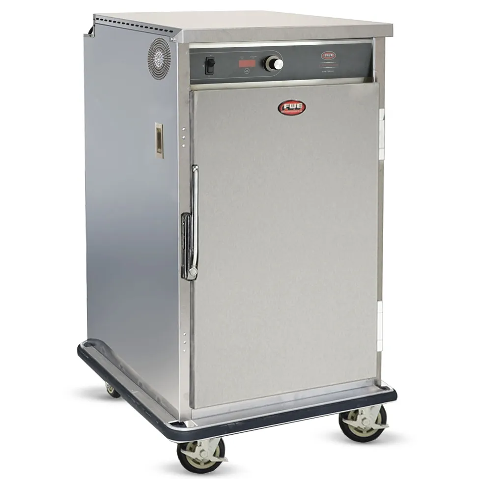 FWE UHST-14-B 1-Section Heated Holding Cabinet, 14 Baskets or 7 Pans, Stainless Steel, Solid Door, Mobile