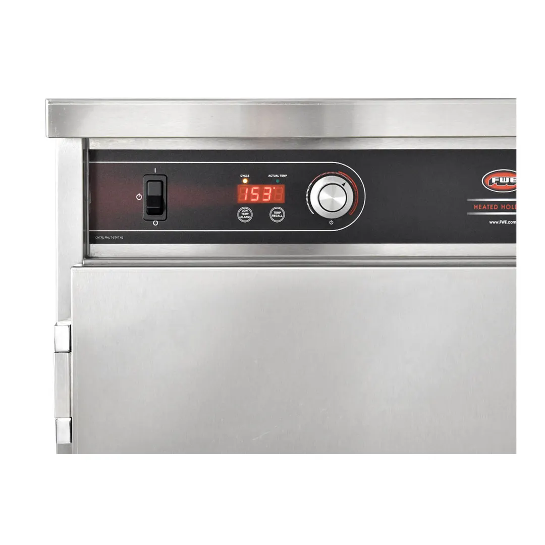 FWE UHST-20 Heated Holding Cabinet, 2-Section, 2-Door, Solid Doors, Stainless Steel, 20-Tray (18"×26") or 40-Tray (12"×20")
