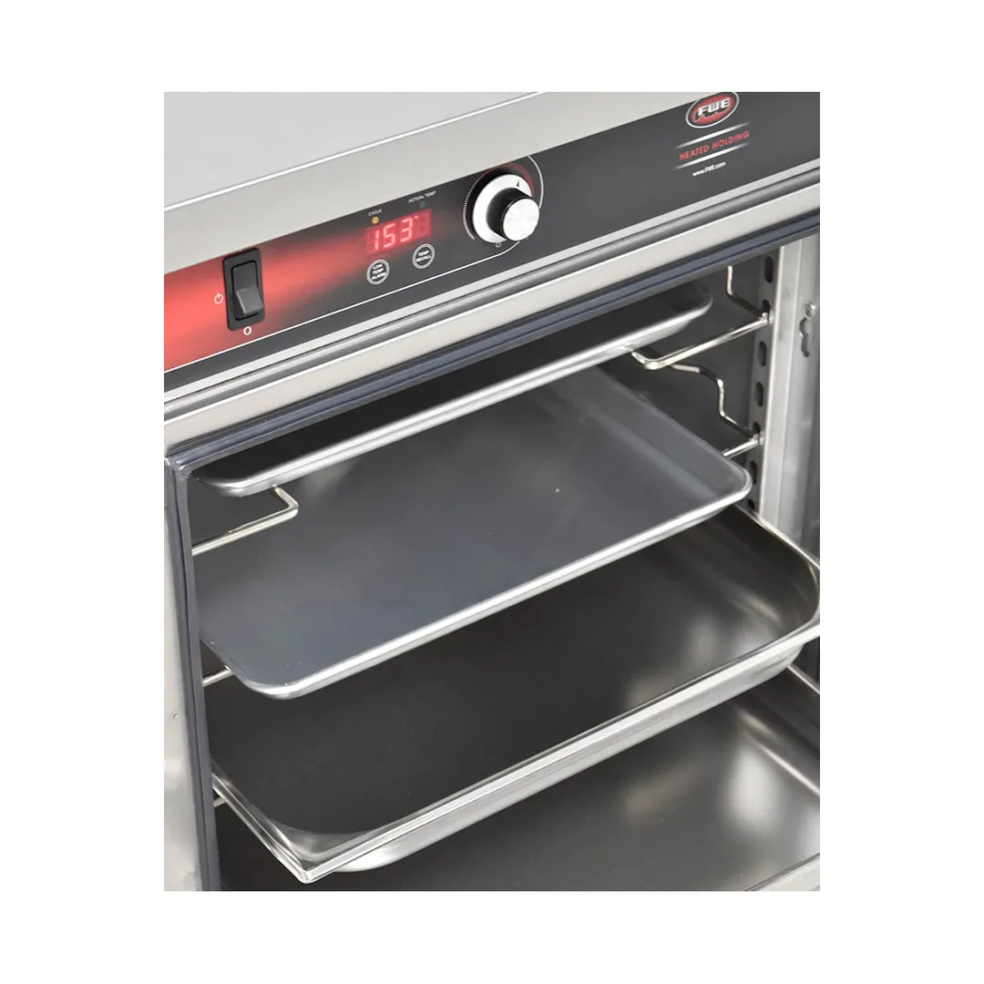 FWE UHST-4 Heated Holding Cabinet, 1-Section, 1-Door, Solid Door, Stainless Steel, 31"-36"H, 4 x 18"x26" or 8 x 12"x20" Pan Capacity