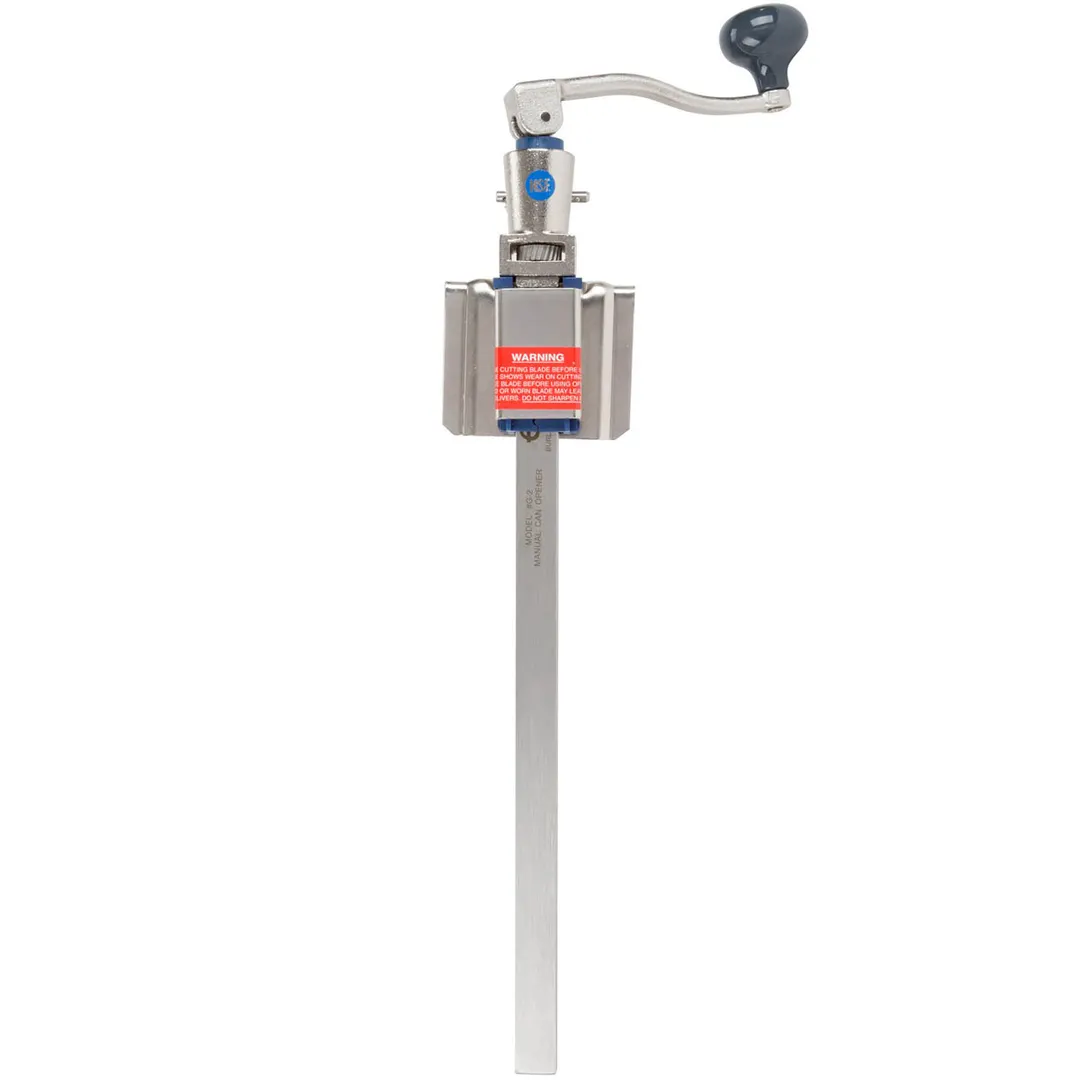Edlund G-2 Can Opener, Manual, 16" Welded Stainless Steel Shaft, Melonite Arbor