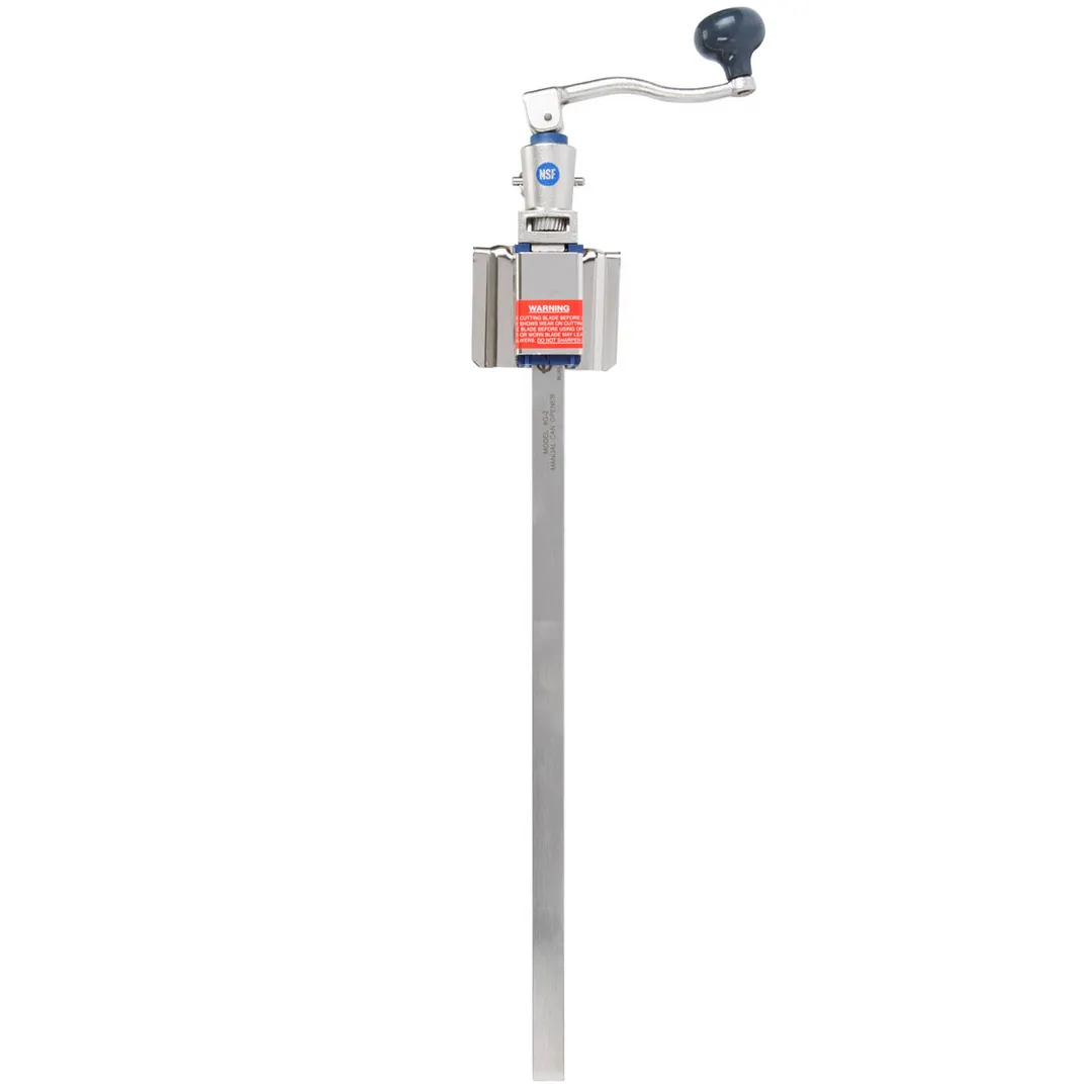 Edlund G-2L Can Opener, Manual, 22" Welded Stainless Steel Shaft, Melonite Arbor