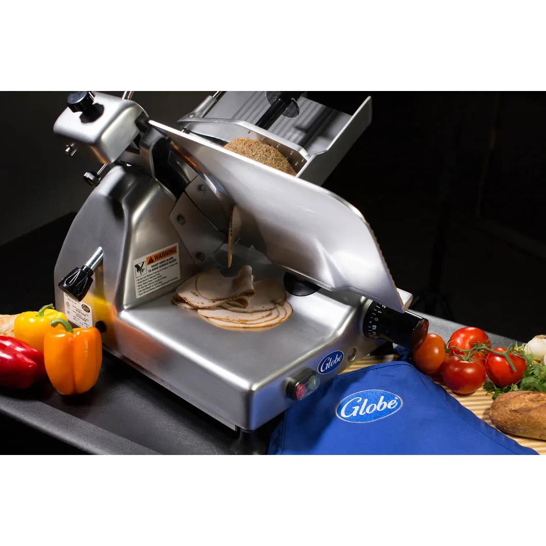 Globe G10 Manual Feed Meat Slicer with 10" Blade, Belt-Driven