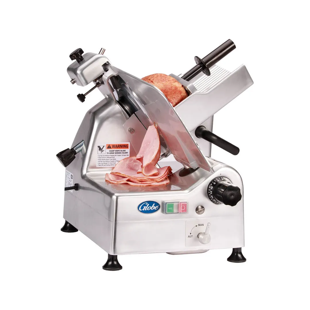 Globe G12A G-Series 12" Medium-Duty Automatic Meat Slicer, Belt-Driven, 1/2 HP