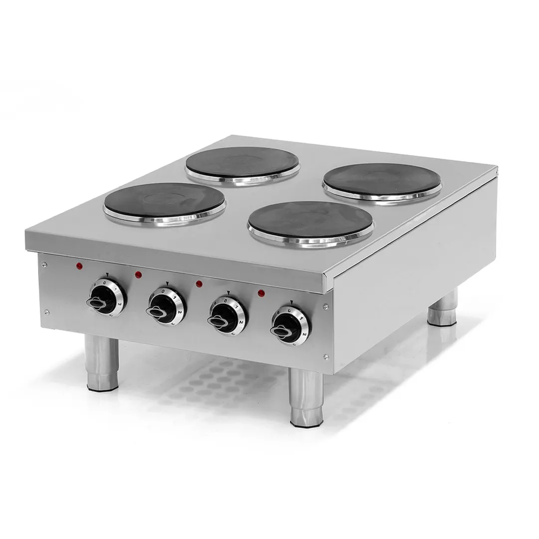 Pegasus HP-24E Hot Plate, Electric, Countertop, 24", 4 Round Plate Elements by Galaxy Group