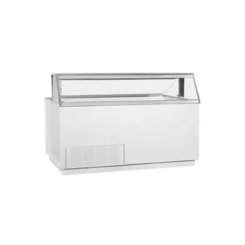Global Refrigeration 52-1802-72-R10 88" Gelato/Ice Cream Dipping Cabinet w/ Curved Sneeze Guard