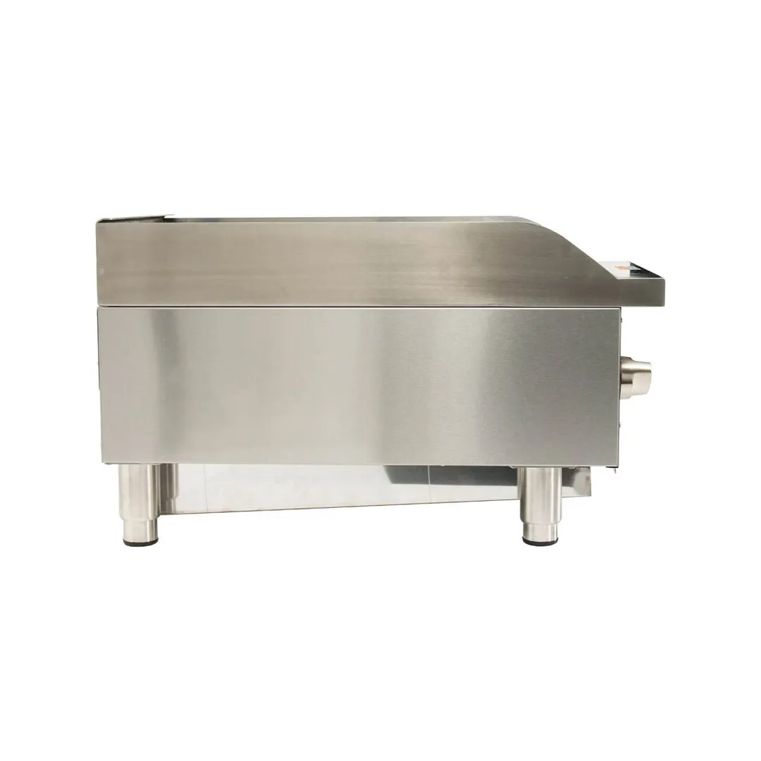 Globe GCB15G-CR 15" Countertop Gas Charbroiler w/ Cast Iron Radiant, (1) Burner, 40.000 BTU