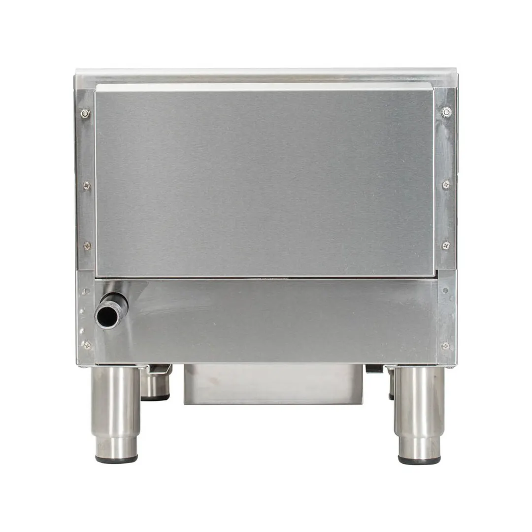 Globe GCB15G-RK 15" Countertop Gas Lava Rock Charbroiler w/ (1) Burner, 40.000 BTU