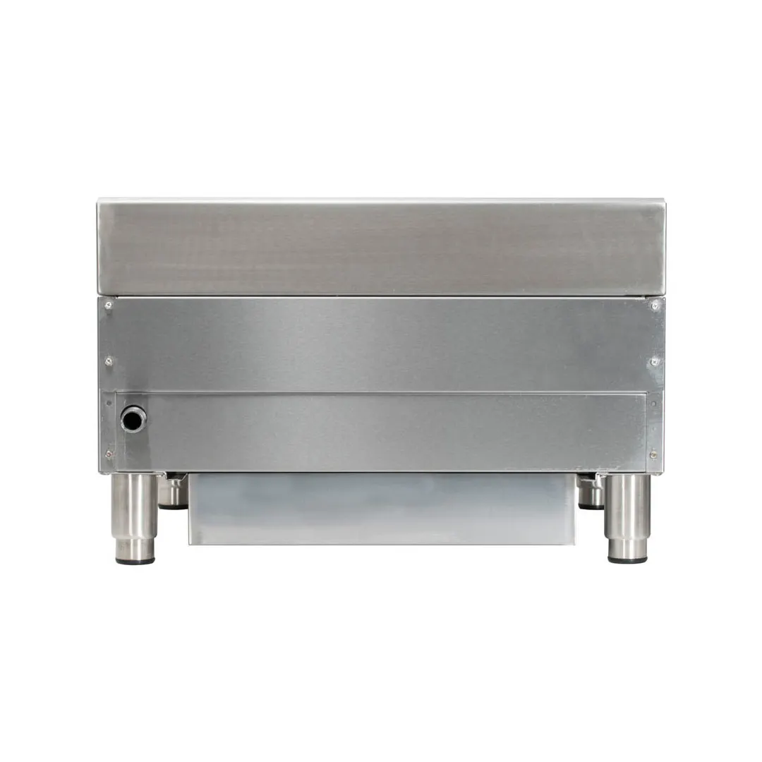 Globe GCB24G-RK 24" Countertop Gas Lava Rock Charbroiler w/ (2) Burners, 80.000 BTU