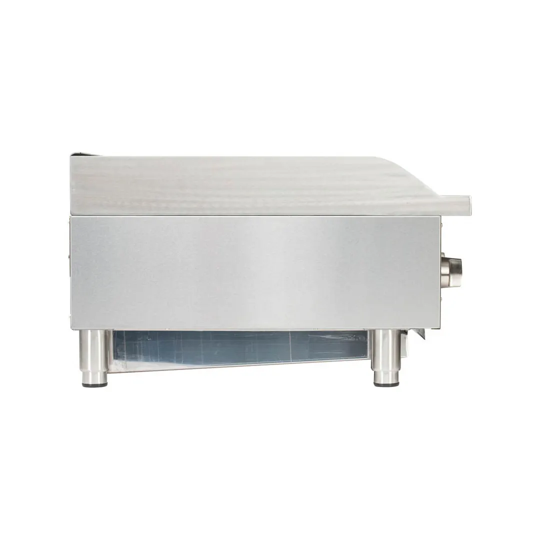 Globe GCB36G-CR 36" Countertop Gas Charbroiler w/ Cast Iron Radiant, (3) Burners, 120.000 BTU