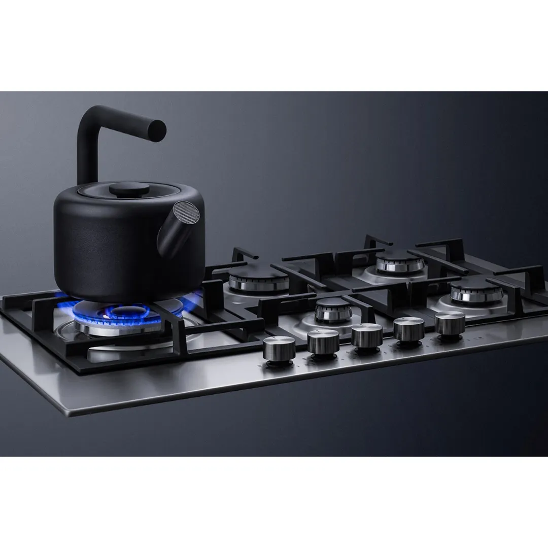 Summit GCJ5SS 29" Built-In Gas Cooktop/Hotplate with (5) Burners, Stainless Steel Surface, 38.100 BTU
