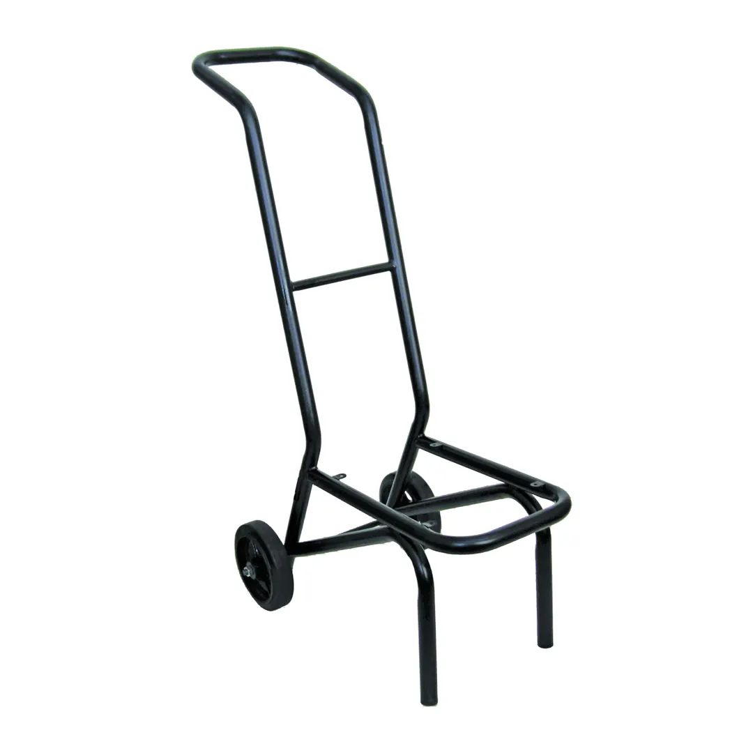 G & A 006 Black Steel Chair Dolly for Stacking Banquet Chairs, 5-6 Chairs Capacity