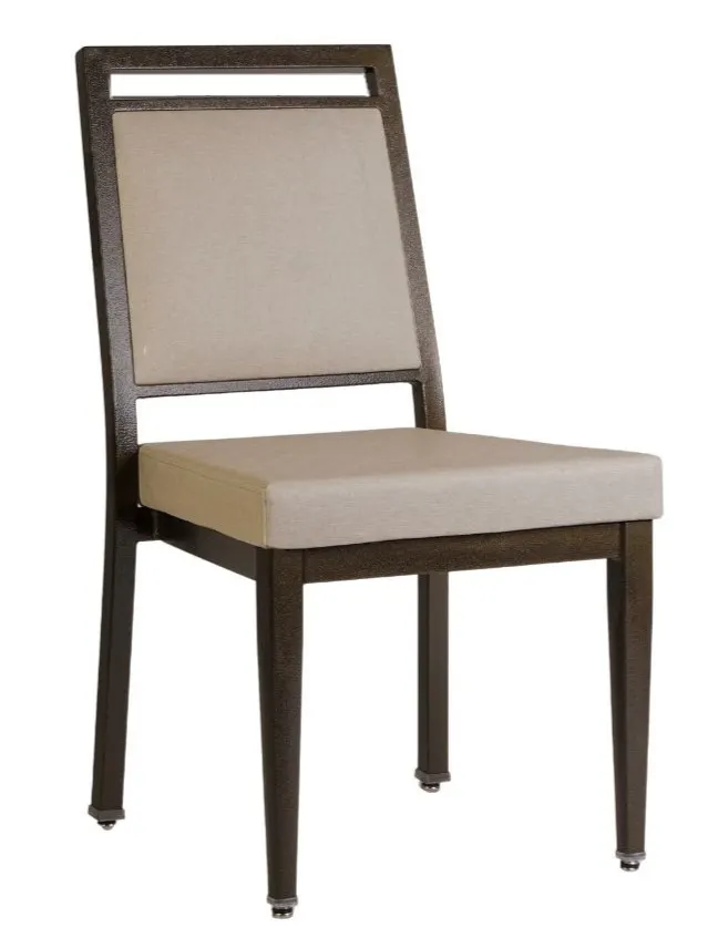 G & A 2752-AL GR5 Atticus Banquet Chair, Stacks 5 High, Upholstered Square Back, Grade 5 Upholstery
