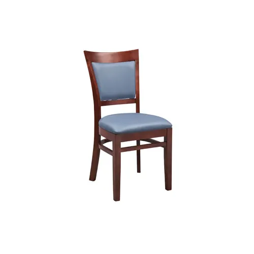 G & A 4610 Mirage Side Chair, Upholstered Back & Seat, European Beechwood Frame