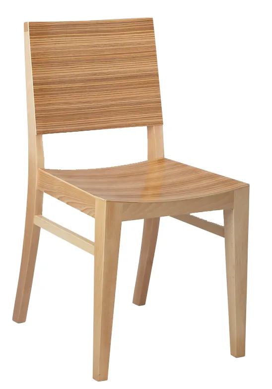 G & A 4640-W-VS Indoor Madison Side Chair with Veneer Seat