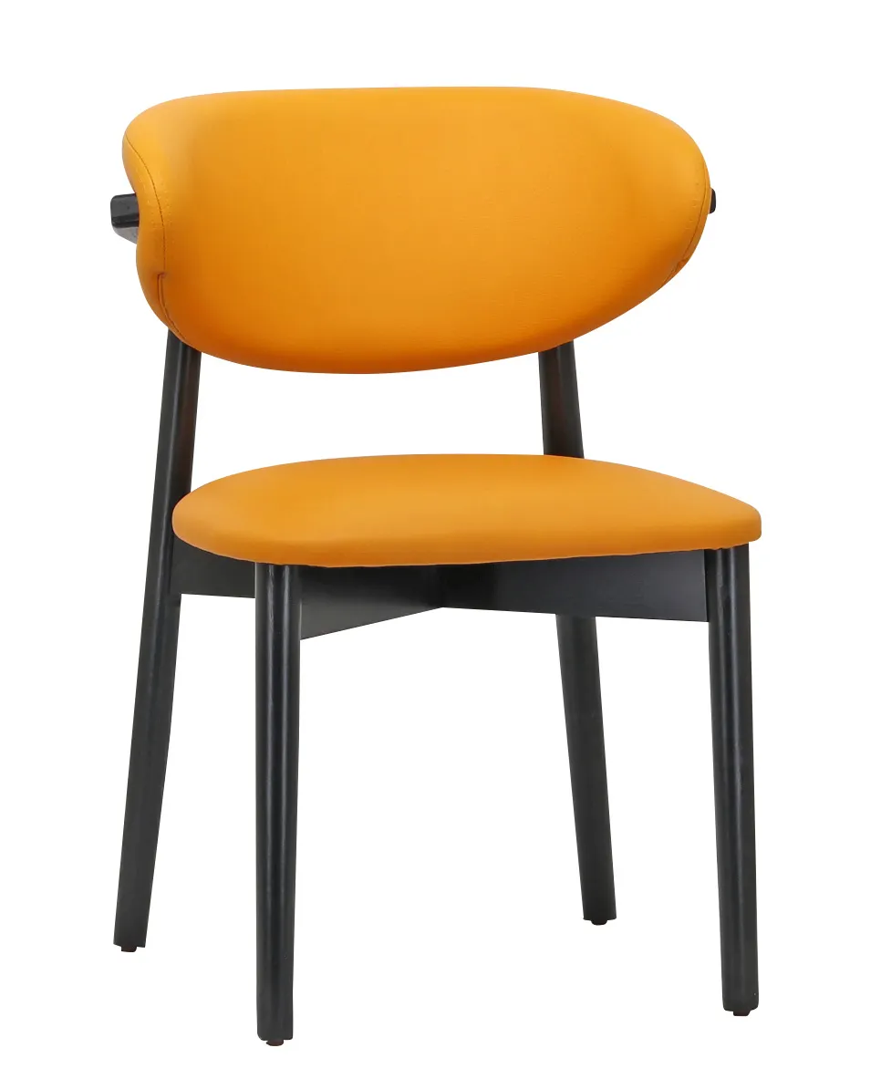 G & A 4689 Nora Side Chair, Upholstered Seat & Back, European Beechwood Frame