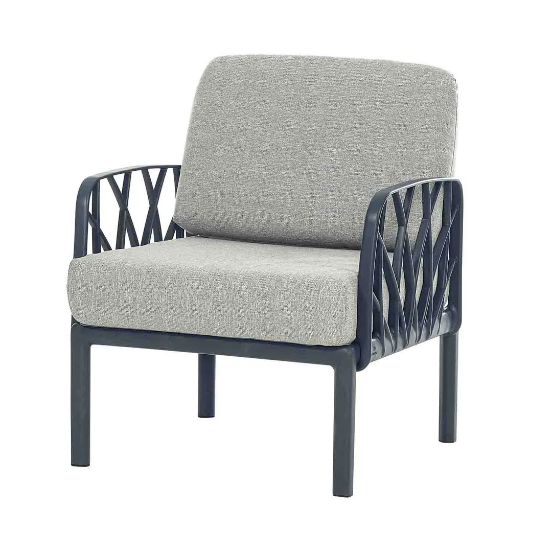G & A 8601-AR Eden Lounge Single Armchair, Resin Frame, Indoor/Outdoor Use