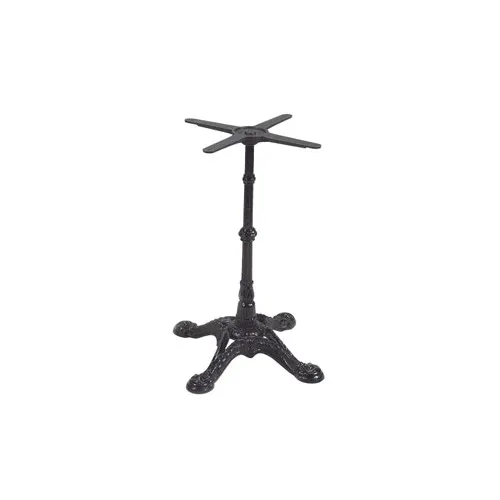 G & A BFH2222 Bar Height Cast Iron Table Base, 22x22 Spread, Black Finish