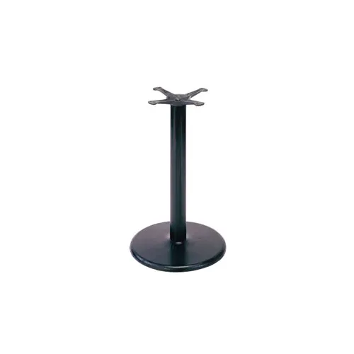 G & A BH24 B Series Bar Height Table Base, 24" dia. spread, cast iron, black finish