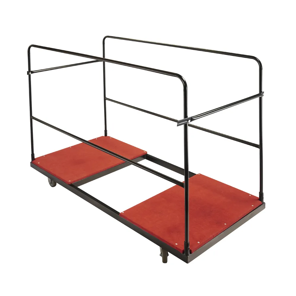 G & A BQT007-74 Black Steel Banquet Table Dolly for up to 6 Tables