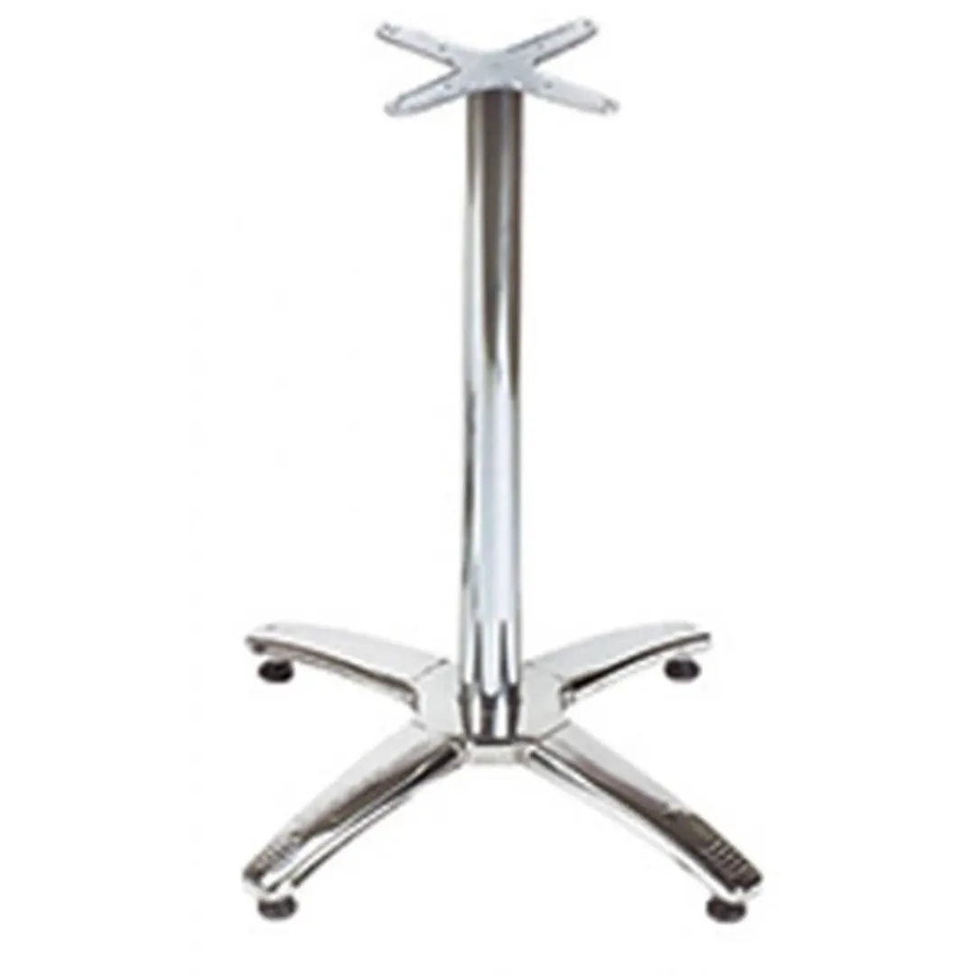 G & A C2323 C Series 23x23 Restaurant Table Base, Dining Height, Stainless Steel, Chrome Finish